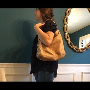 Soft natural leather purse